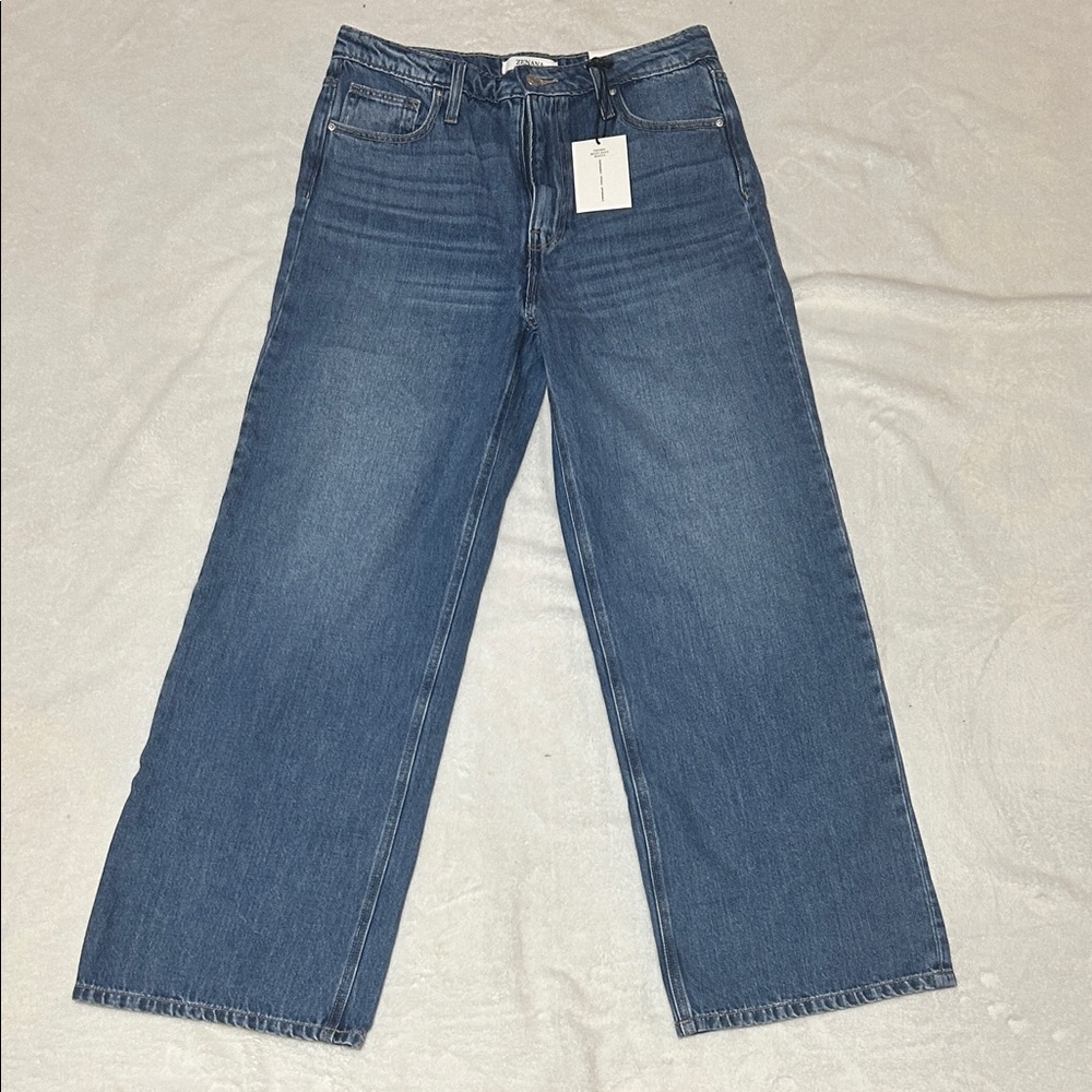 NWT - Zenana Outfitters Wide Leg Jeans - Blue - Size 30